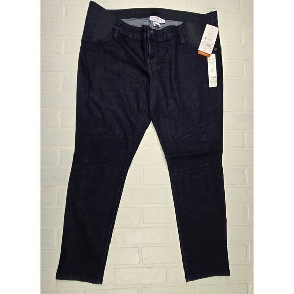 Isabel Maternity Dark Wash Jeggings 14/32R - Picture 1 of 4